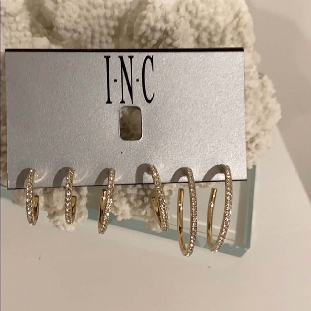 Trio of earrings